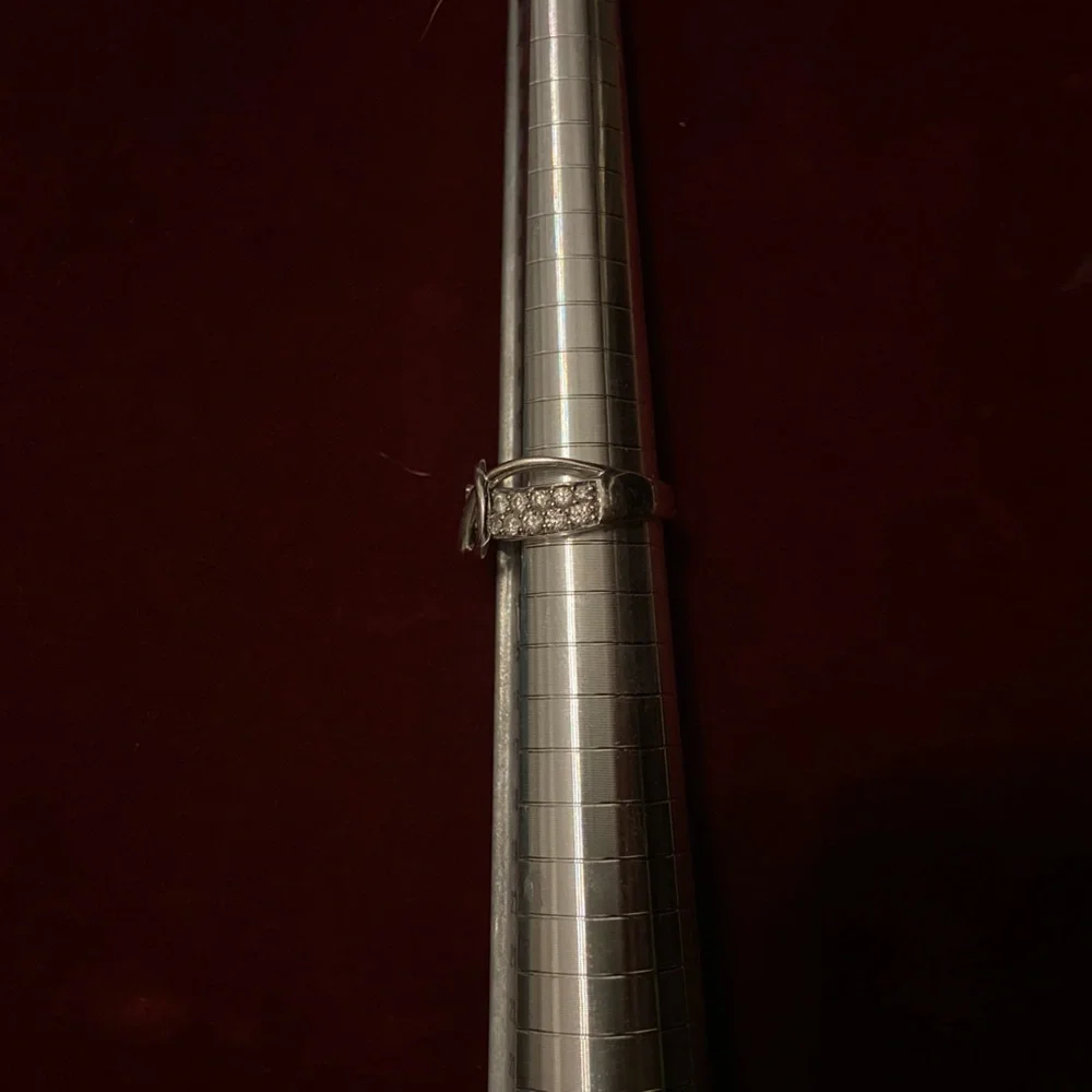 Le Vian 14 Karat White Gold Pretzel Ring - Picture 7 of 15